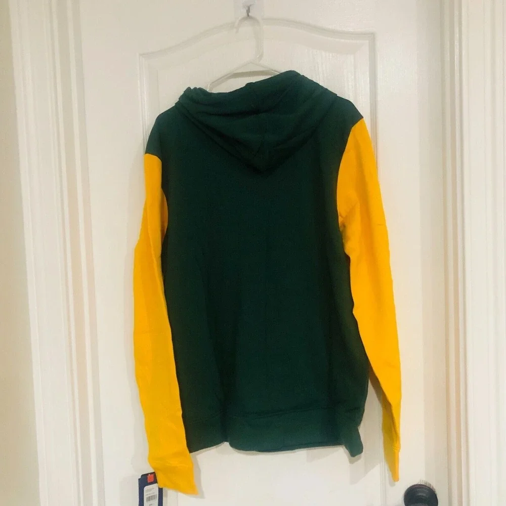 Fanatics Green Bay Packers NFL Hoodie Mens Large Green Gold Pullover Sweatshirt - Picture 7 of 8